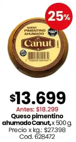 Coto Canut queso pimentino ahumado oferta