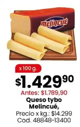 Coto Melincué queso tybo oferta
