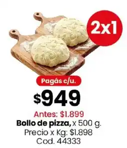 Coto Bollo de pizza oferta