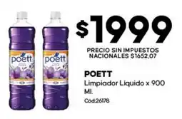 Diarco Poett limpiador liquido oferta