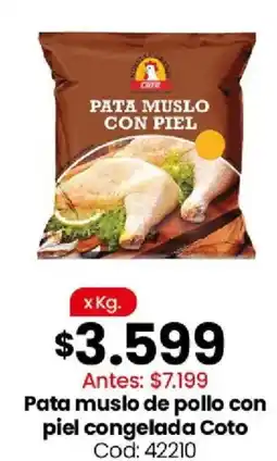 Coto Coto pata muslo con piel oferta