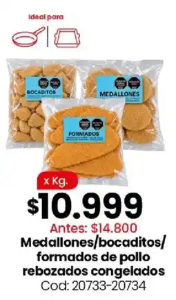 Coto Medallones/bocaditos/formados de pollo oferta