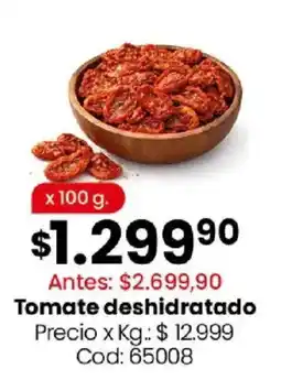 Coto Tomate deshidratado oferta