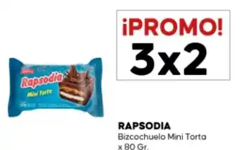 Diarco Rapsodia bizcochuelo mini torta oferta
