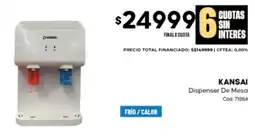 Diarco Kansai dispenser de mesa oferta