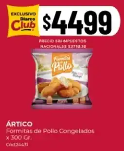 Diarco Artico formitas de pollo congelados oferta