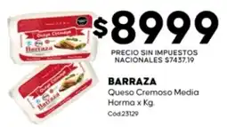 Diarco Barraza queso cremoso media horma oferta