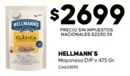 Diarco Hellmann's mayonesa d/p oferta