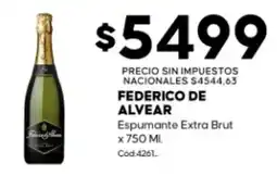 Diarco Federico de Alvear espumante extra brut oferta