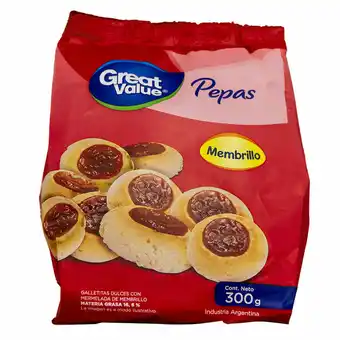 Walmart Pepas Membrillo Great Value 300 Gr oferta