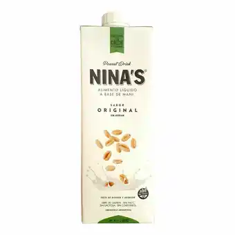 Leche Vegetal De Mani Nina´s Sabor Original 1 Lt