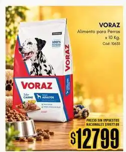 Voraz - alimento para perros x 10 kg. cód: 10653