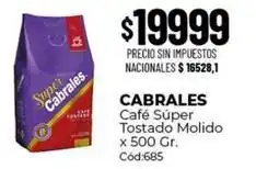 Diarco Cabrales - café súper tostado molido x 500 gr. cód:685 oferta