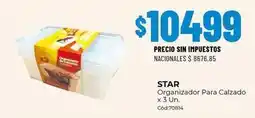 Diarco Star - organizador para calzado x 3 un oferta