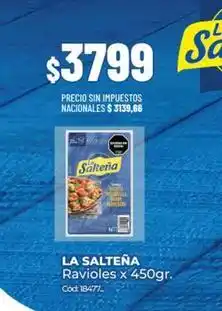 Diarco La salteña - ravioles oferta