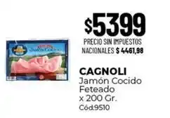 Diarco Cagnoli - jamón cocido fetéado oferta
