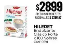 Diarco Hileret - endulzante clásico forte x 100 sobres cód:18591 oferta
