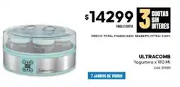Diarco Ultracomb - yogurtera x 180 ml oferta
