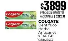 Diarco Colgate - dentífrico herbal anticaries oferta