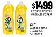 Diarco Cif - detergente x 300 ml oferta