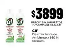 Diarco Cif - desinfectante de ambiente x 360 mi cód.26587 oferta