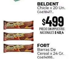 Diarco Beldent - barras de cereal x 24 gr. cód:14993 oferta