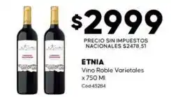 Diarco Etnia - vino roble varietales oferta