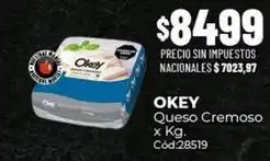 Diarco Okey - queso cremoso x kg. cód:28519 oferta