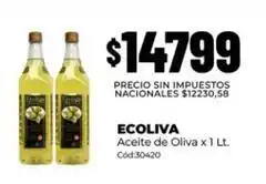 Diarco Ecoliva - aceite de oliva x 1 lt. cód:30420 oferta