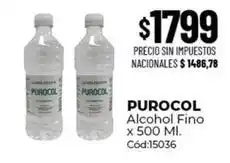 Diarco Purocol - alcohol fino x 500 ml. c uevo:15036 oferta