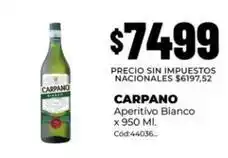 Diarco Carpano - aperitivo bianco oferta
