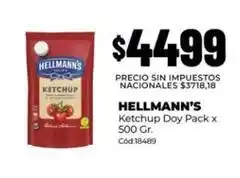 Diarco Hellmann's - ketchup doy pack oferta