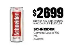 Diarco Schneider - cerveza lata oferta