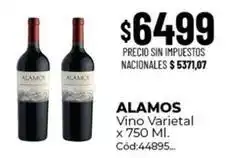 Diarco Alamos - vino varietal oferta