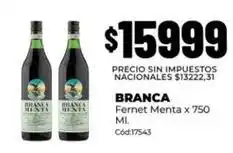 Diarco Branca - fernet menta x 750 ml. cód:17543 oferta