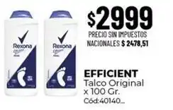 Diarco Rexona - talco original oferta