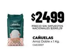 Diarco Cañuelas - arroz doble x 1 kg. c	ext{ó}d:22557 oferta