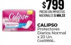 Diarco Calipso - protectores diarios normal x 20 un. cód:59956 oferta
