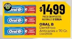 Diarco Oral-b - dentifrico anticaries x 70 gr. cód:29338 oferta