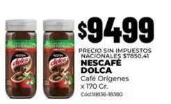 Diarco Nescafé - nescafé dolca café orígenes x 170 gr. cód:18836-18380 oferta