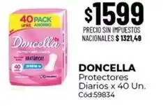 Diarco Doncella - protectores diarios x 40 un. c ext{ód}:59834 oferta
