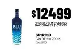 Diarco Spirito - spirito gin blue x 700ml. cód:25103 oferta