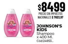 Diarco Johnson's - johnson's kids shampoo x 400 ml. cód:24853 oferta