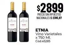 Diarco Etnia - vino varietales x 750 ml. cód:45285 oferta