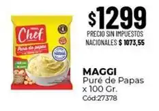 Diarco Maggi - puré de papas x 100 gr. cód:27378 oferta