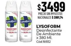 Diarco Lysoform - desinfectante de ambiente cód:16932 oferta