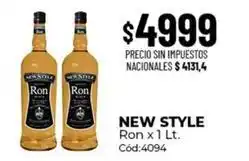 Diarco New style - ron x 1 lt. cód:4094 oferta