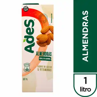 Walmart Leche De Almendras Ades 1lt oferta