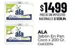 Diarco Ala - jabón en pan coco cód:22014 oferta