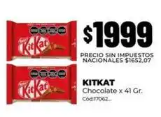 Diarco Chocolate x 41 gr. cód:17062 oferta